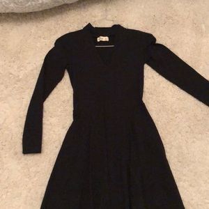Never worn black long sleeve cutout dress